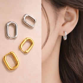 Kaelia | Sunflower Punk Hoop Earrings