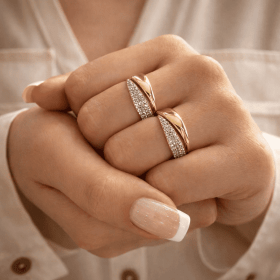 Auriel | Eternal Spark Couple Ring