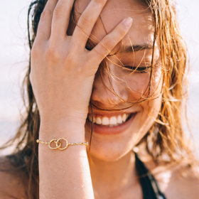 Aveline | Infinity Heart Bead Bracelet