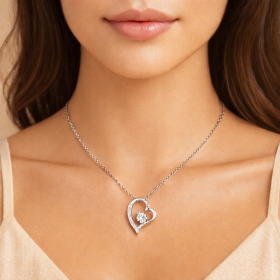 Calira | Eternal Love Heart Necklace