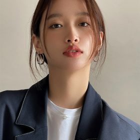 Liora | Glazed Mobius Loop Earrings