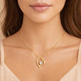 Calira | Eternal Love Heart Necklace