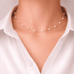 Faria | Classic Pearl Drop Necklace
